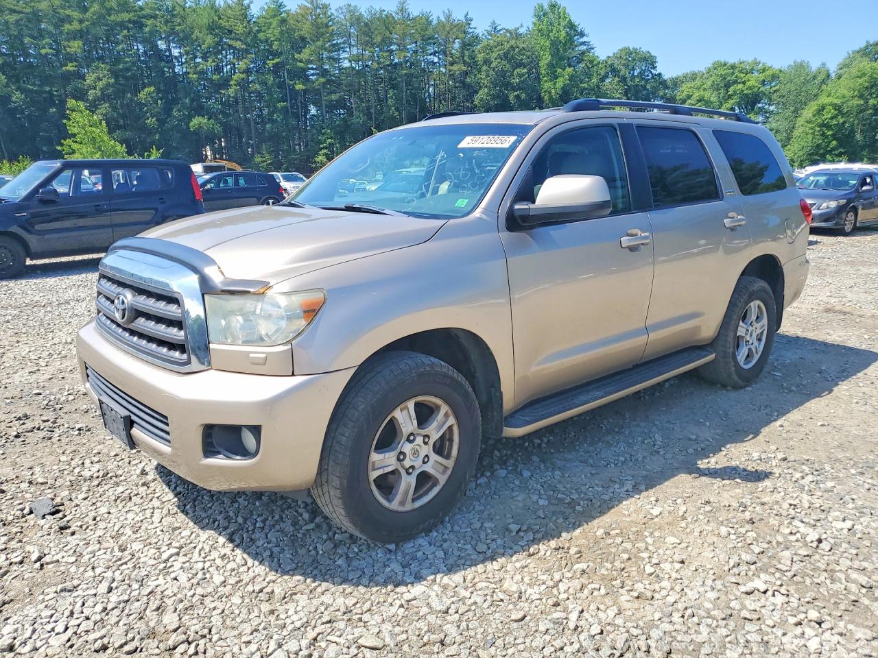 2008 Toyota Sequoia Sr5 Gold vin: 5TDBY64A98S010686