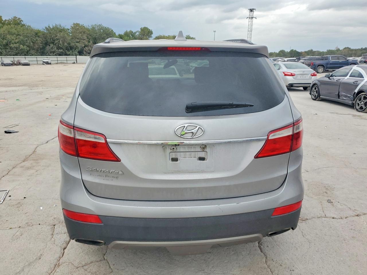 2014 Hyundai Santa Fe Gls Серебряный vin: KM8SM4HF1EU053556