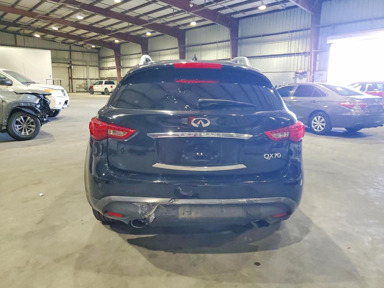 2014 Infiniti Qx70 Base Black vin: JN8CS1MW8EM411033