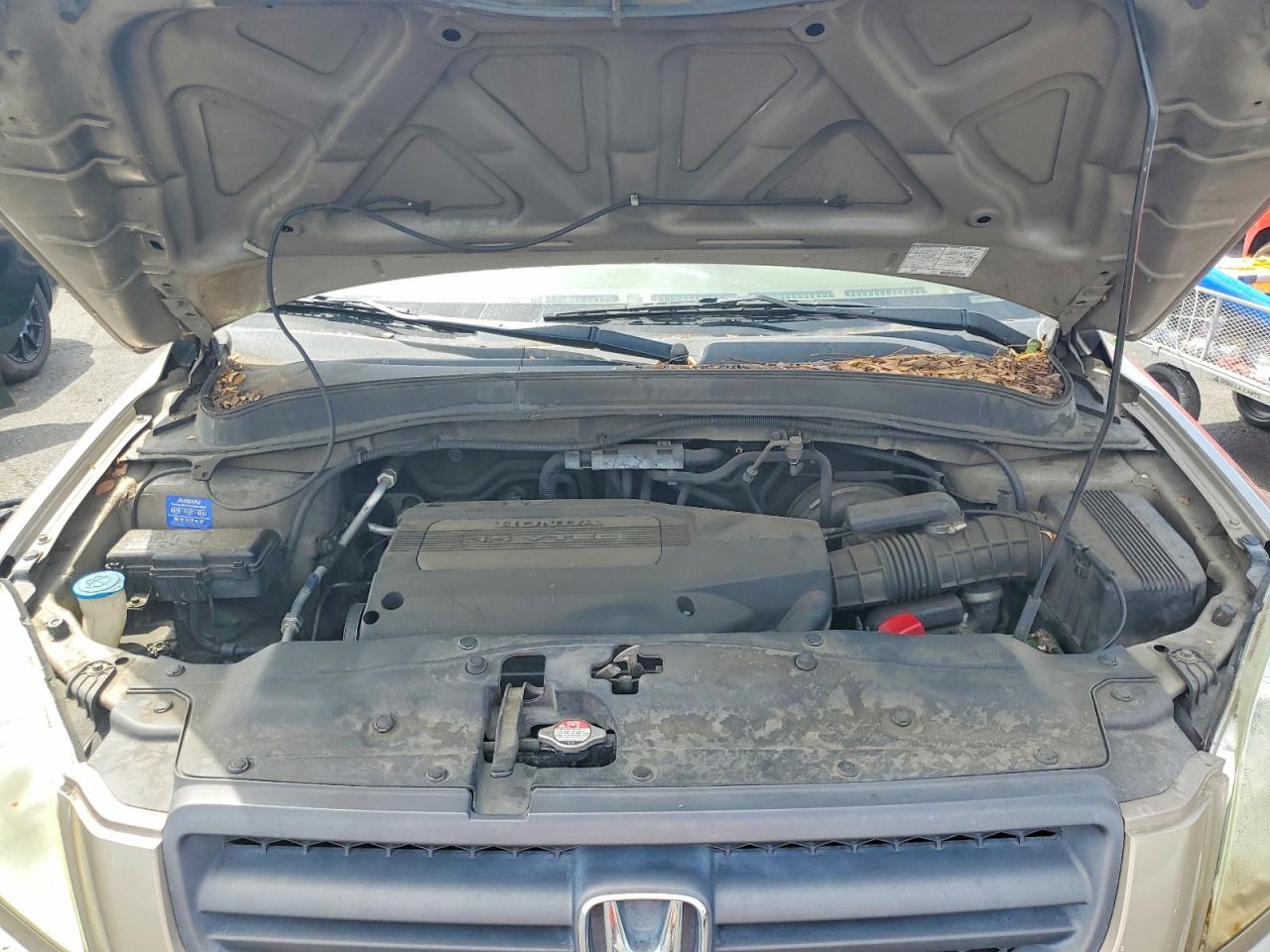 2004 Honda Pilot Ex Brown vin: 2HKYF18464H616678