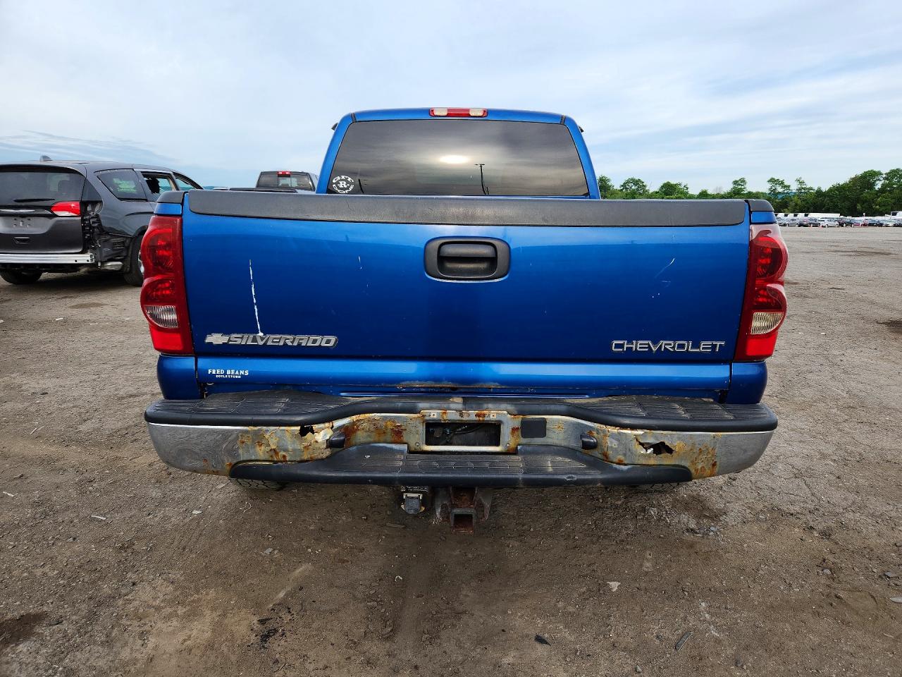 2003 Chevrolet Silverado K1500 Blue vin: 2GCEK19T631280177