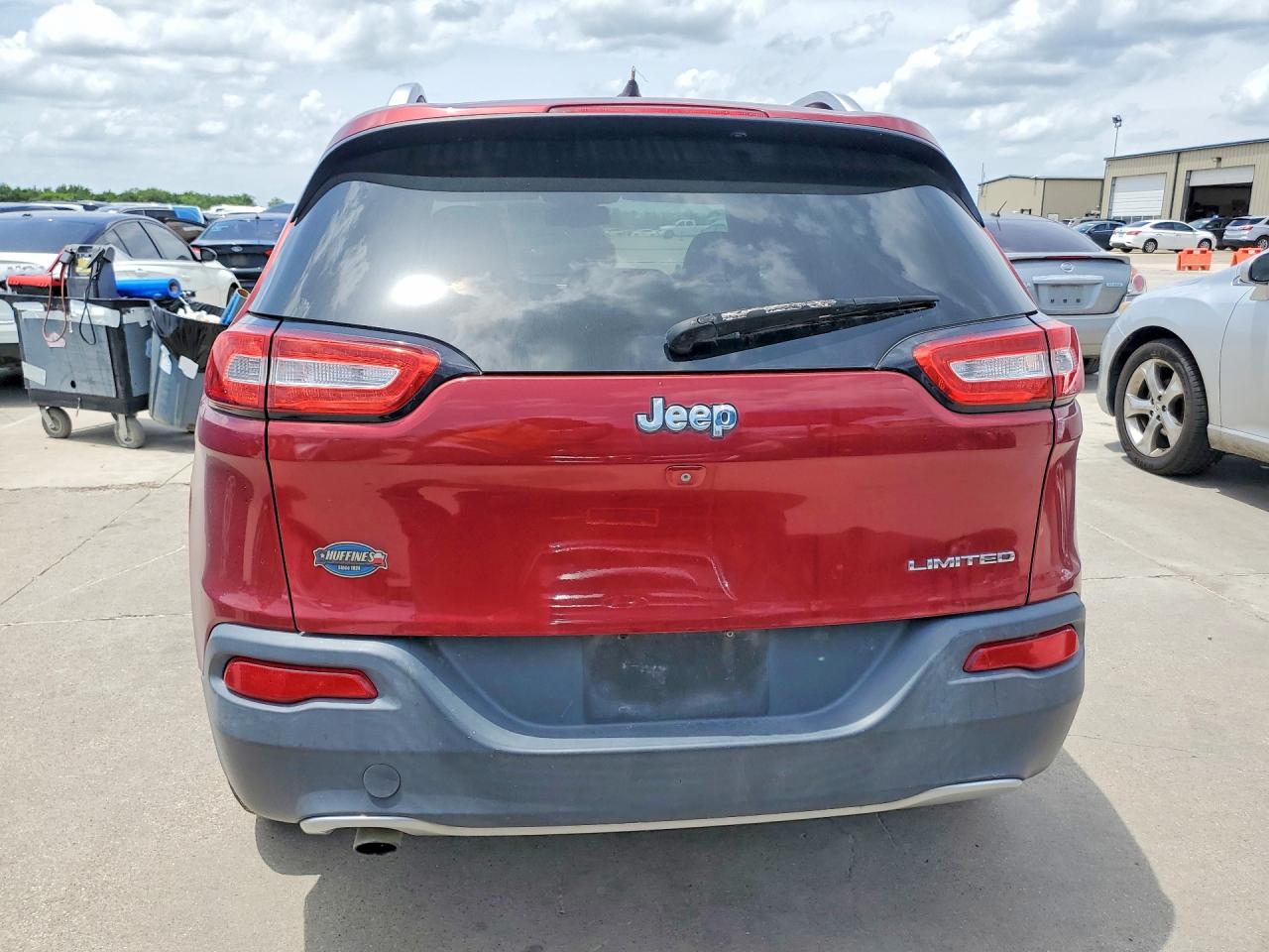 2014 Jeep Cherokee Limited Maroon vin: 1C4PJLDB9EW113636