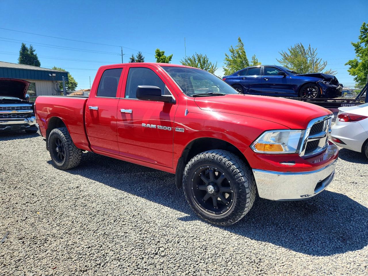 2012 Dodge Ram 1500 Slt Red vin: 1C6RD7GT2CS230210