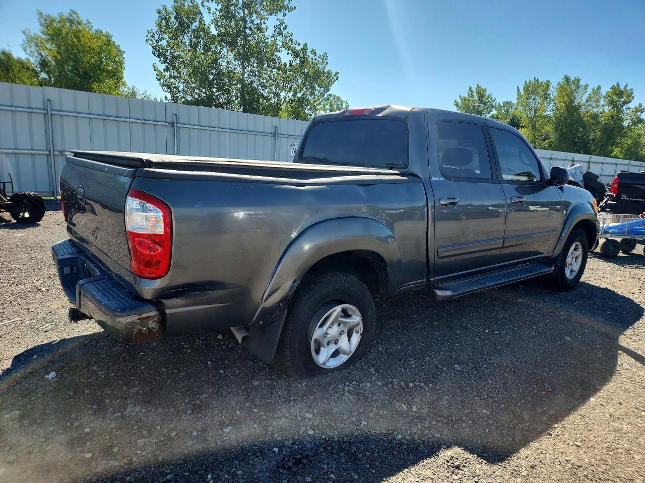 2004 Toyota Tundra Double Cab Limited Gray vin: 5TBDT48124S444327