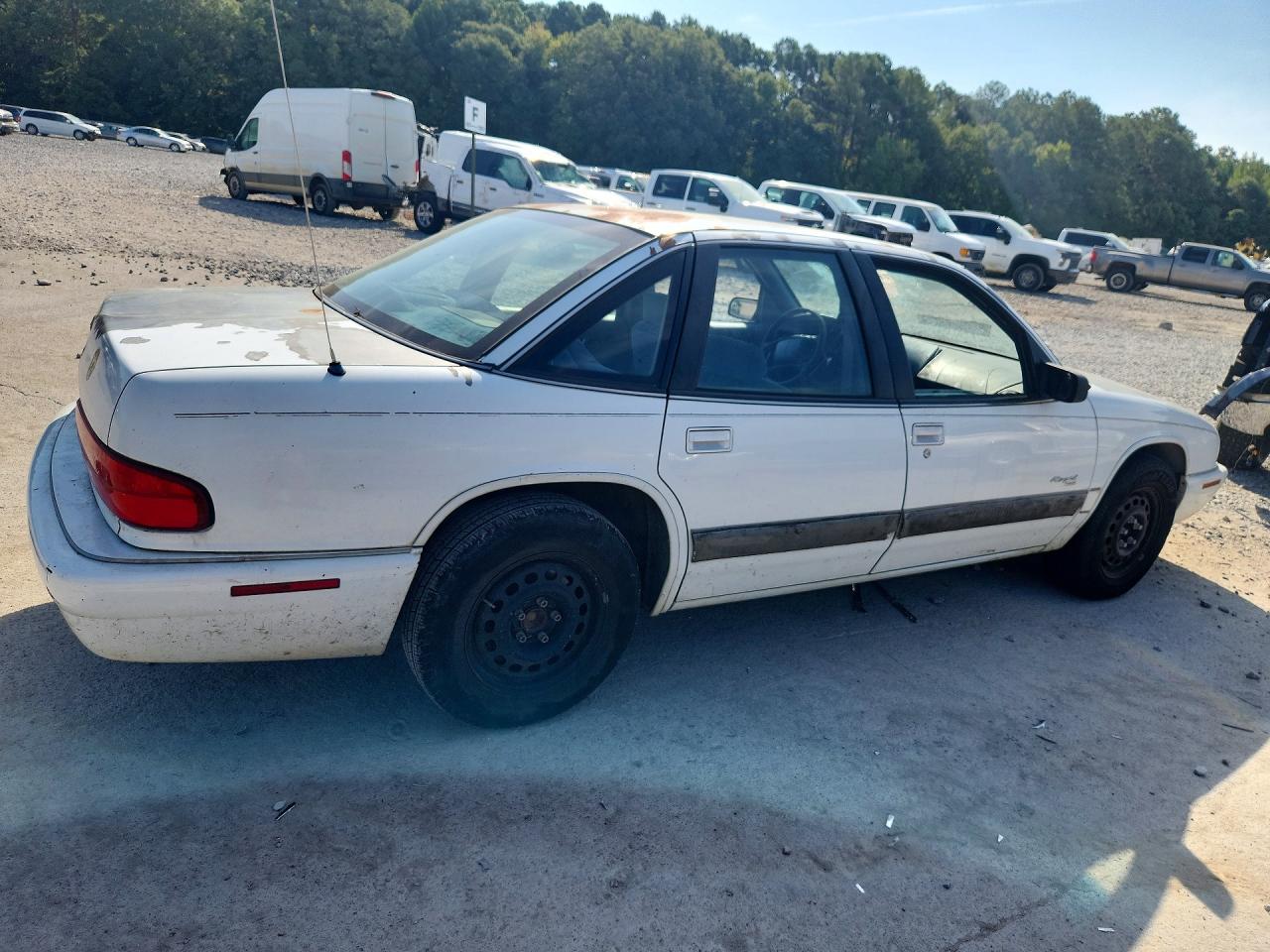 1995 Buick Regal Custom White vin: 2G4WB52M5S1429266