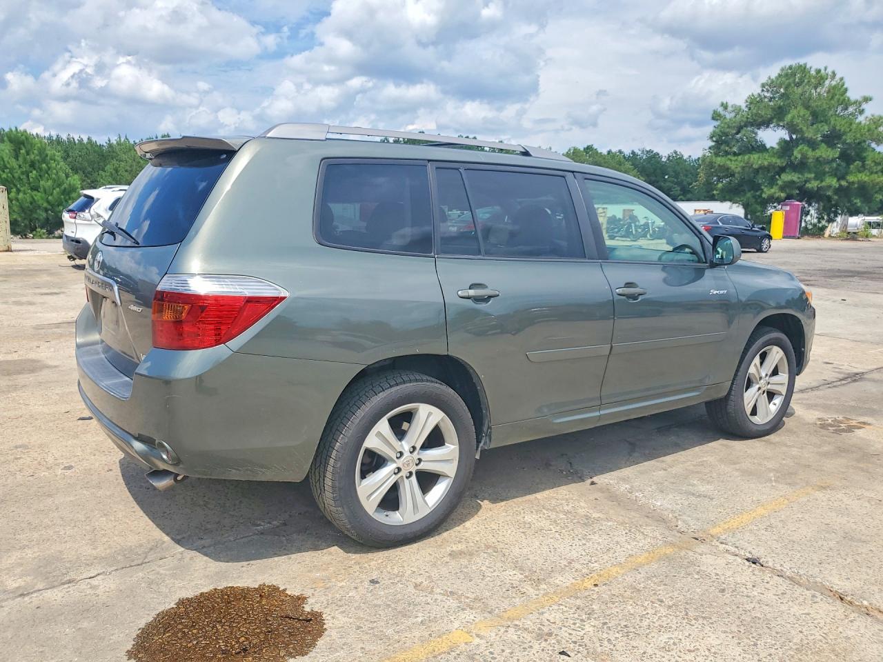 2008 Toyota Highlander Sport Green vin: JTEES43A282091490