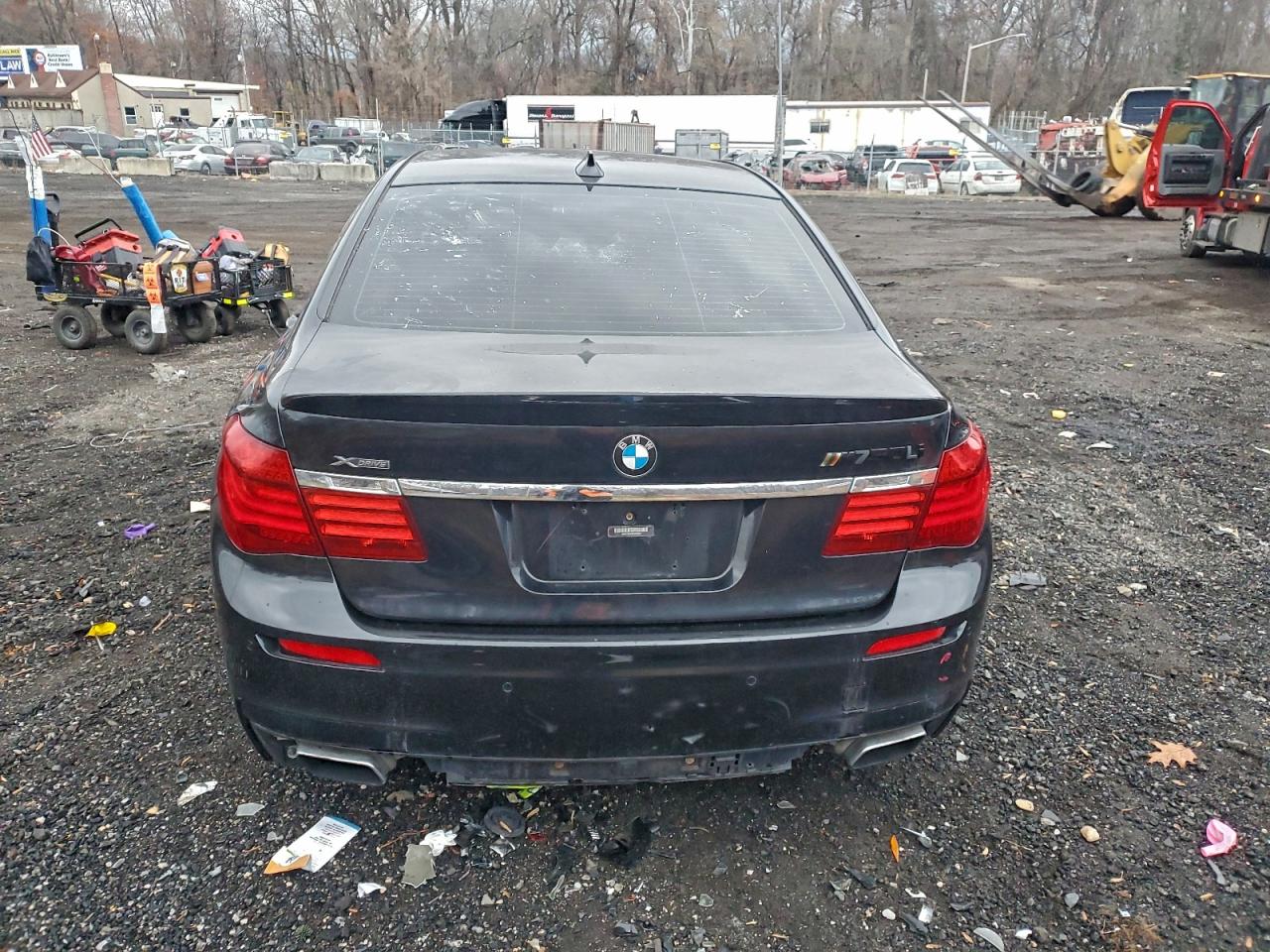 2014 Bmw 750 Lxi Черный vin: WBAYF8C53ED652924