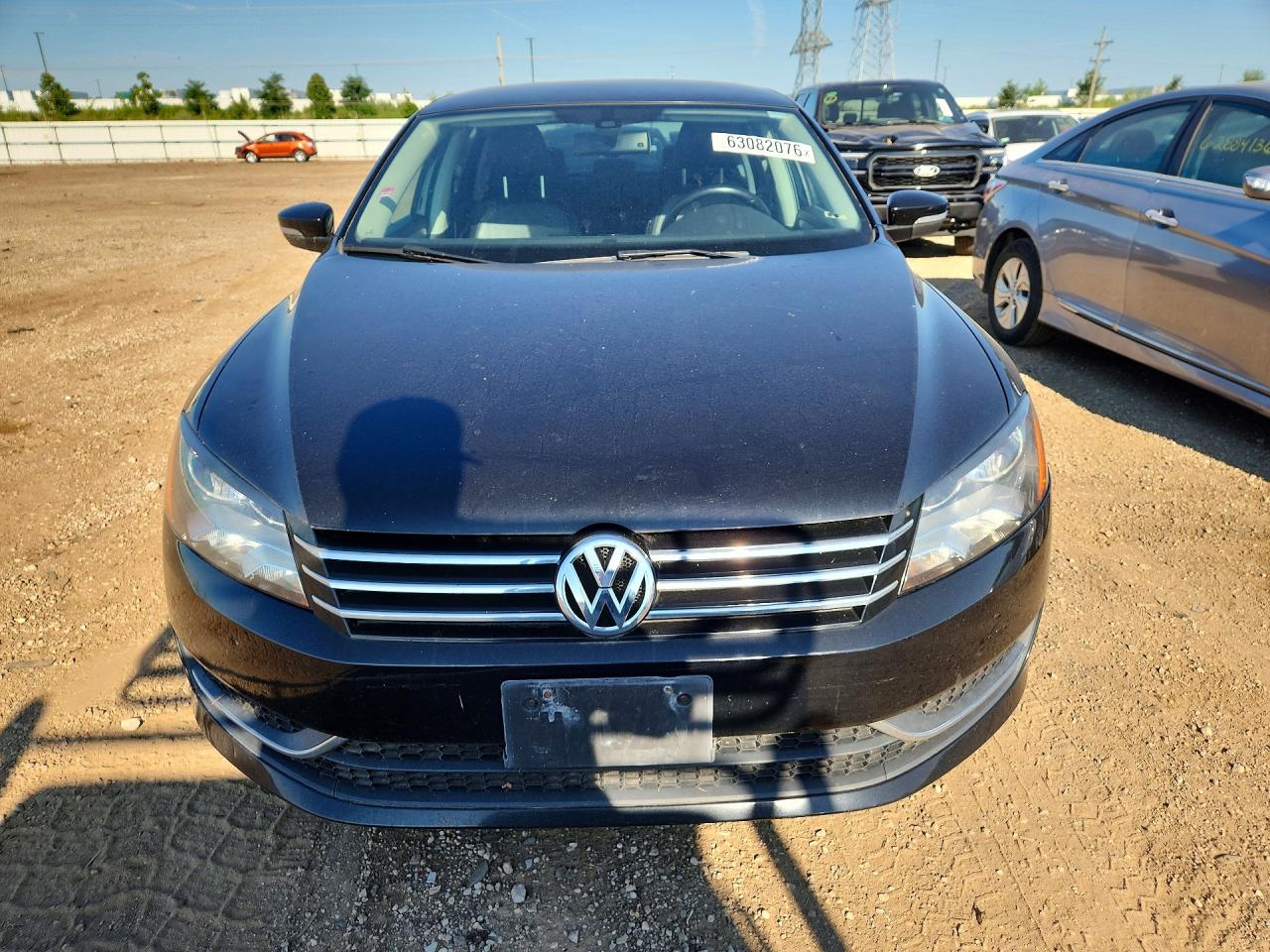 2013 Volkswagen Passat Se Black vin: 1VWBP7A3XDC139866