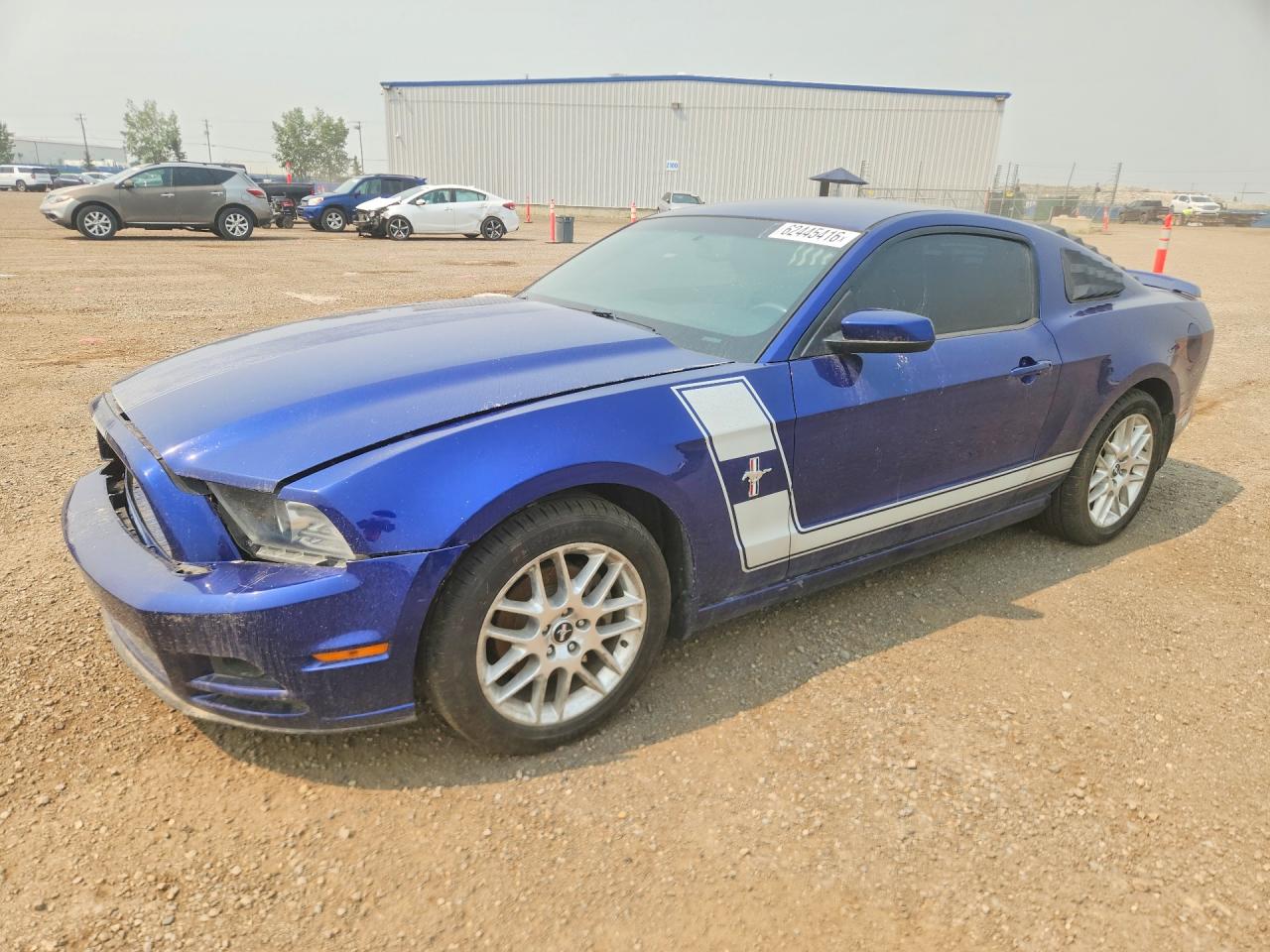 2014 Ford Mustang Blue vin: 1ZVBP8AMXE5317635