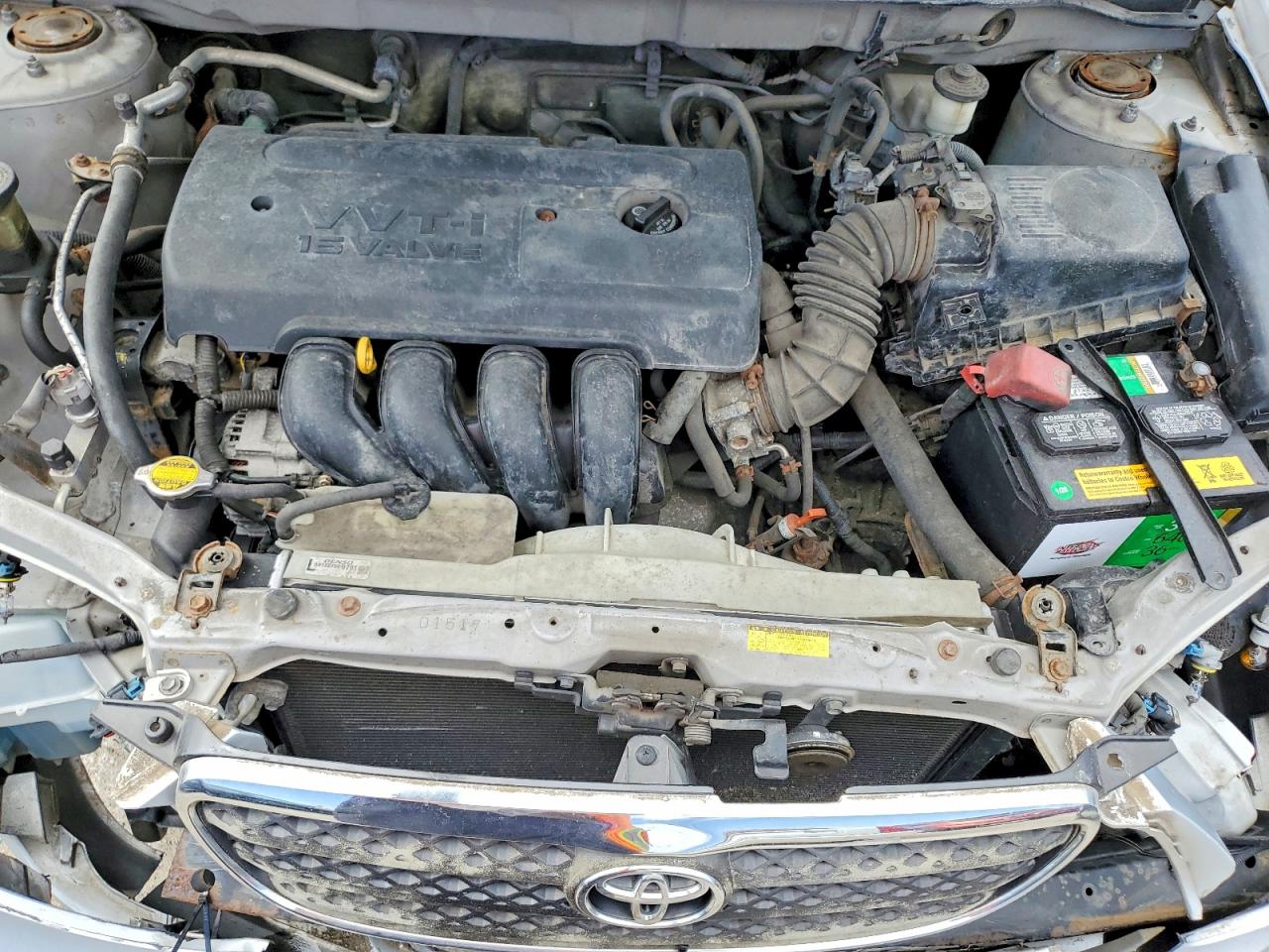 2008 Toyota Corolla Ce Silver vin: 1NXBR32EX8Z033063
