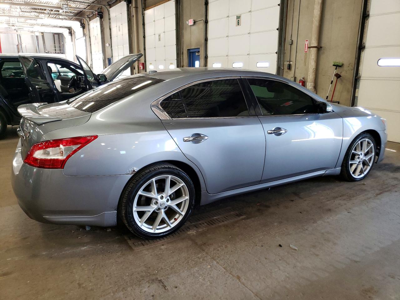 2009 Nissan Maxima 3.5 S Silver vin: 1N4AA51E69C813627