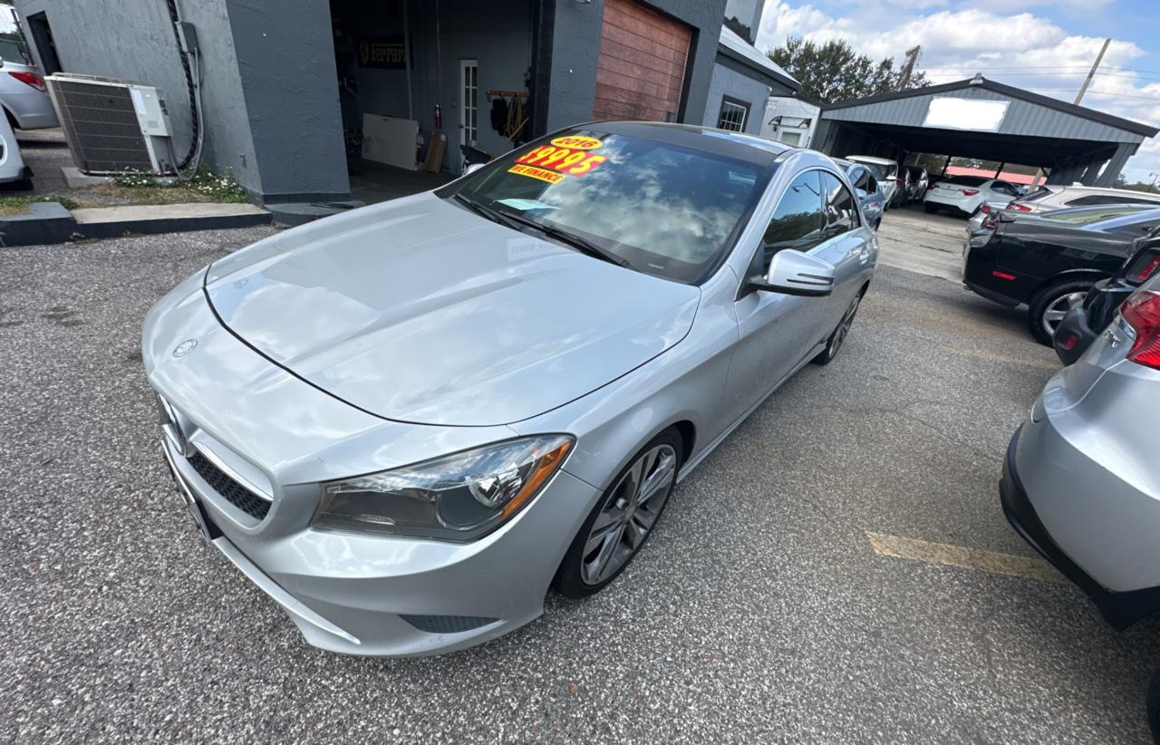 2016 Mercedes-benz Cla 250 Silver vin: WDDSJ4EB8GN374382