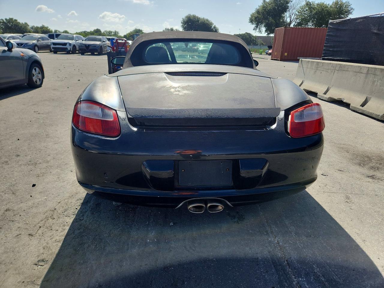 2005 Porsche Boxster S Черный vin: WP0CB29895S730433