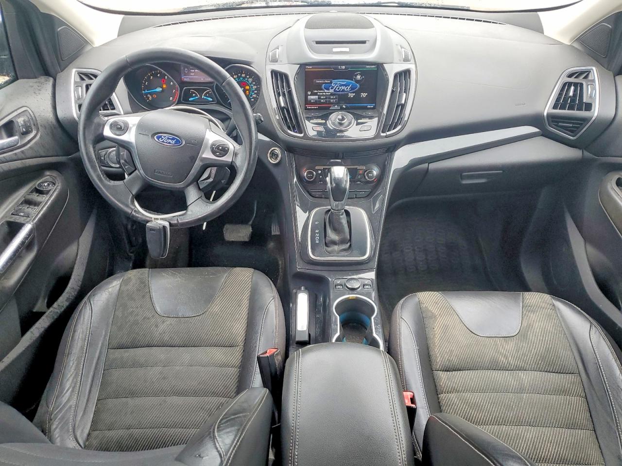 2013 Ford Escape Titanium Серый vin: 1FMCU0J91DUA70423