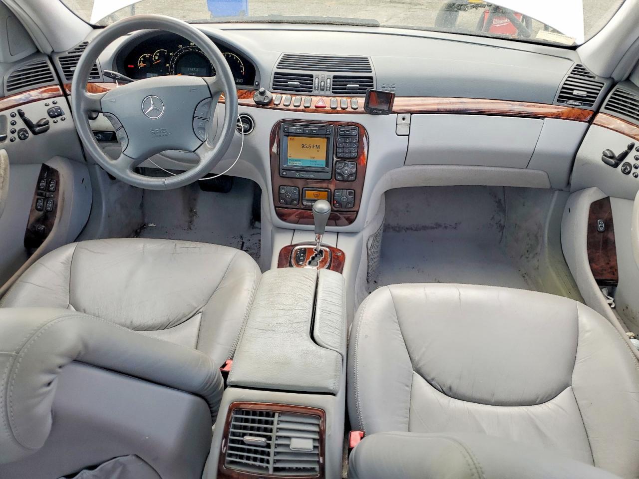 2001 Mercedes-benz S 500 Silver vin: WDBNG75J51A195535
