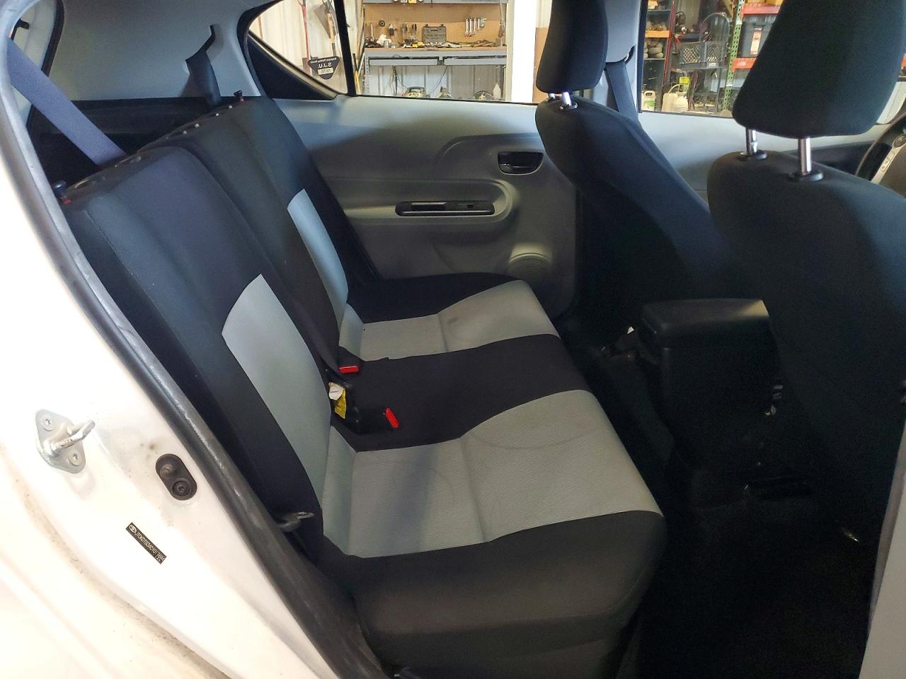 2012 Toyota Prius C Two White vin: JTDKDTB34C1017694