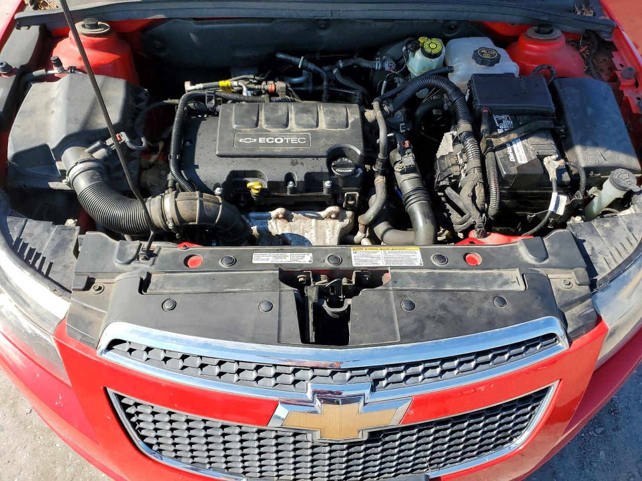 2014 Chevrolet Cruze Eco Red vin: 1G1PH5SB5E7315287