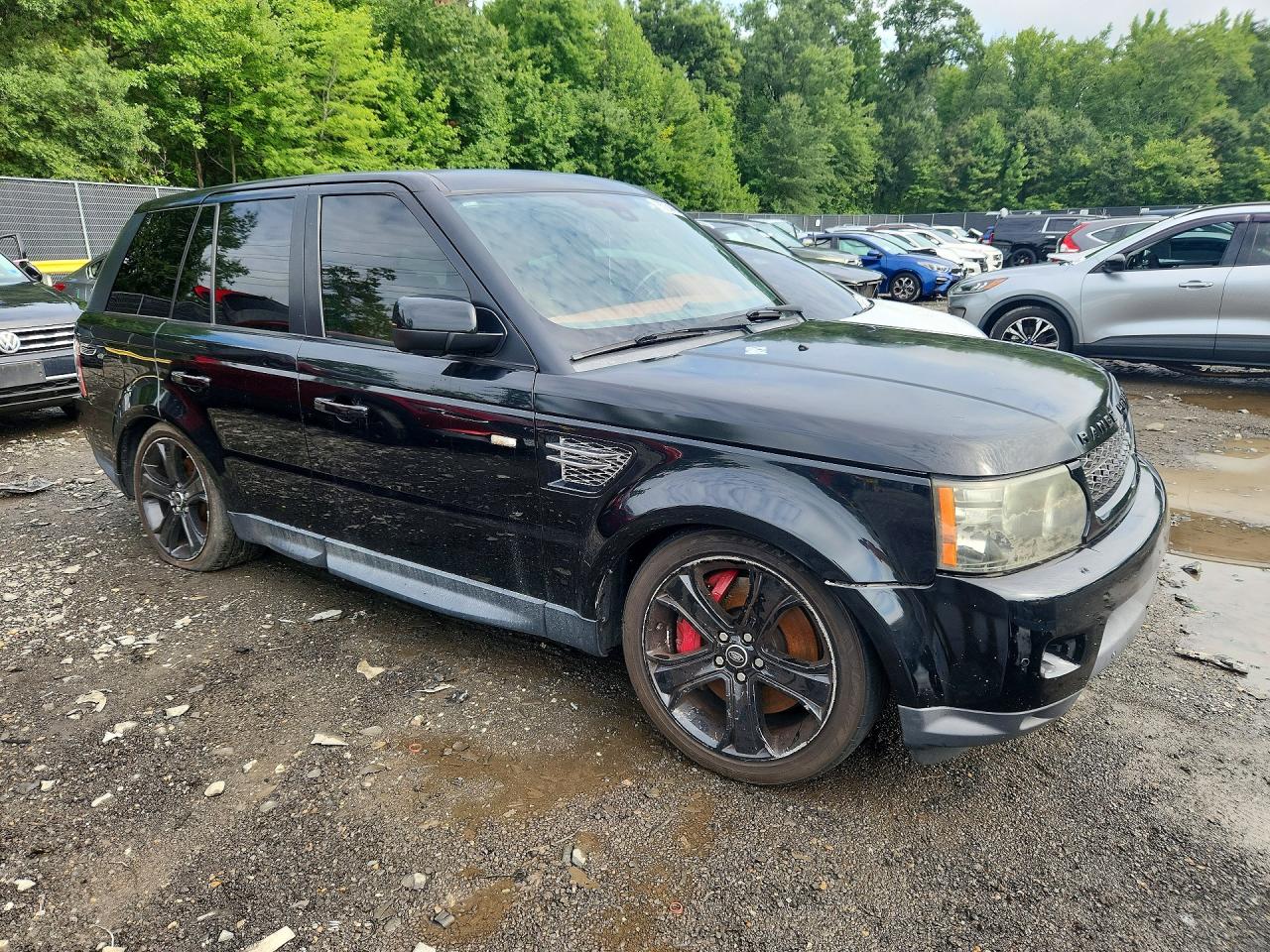 2013 Land Rover Range Rover Sport Sc Black vin: SALSH2E43DA789066