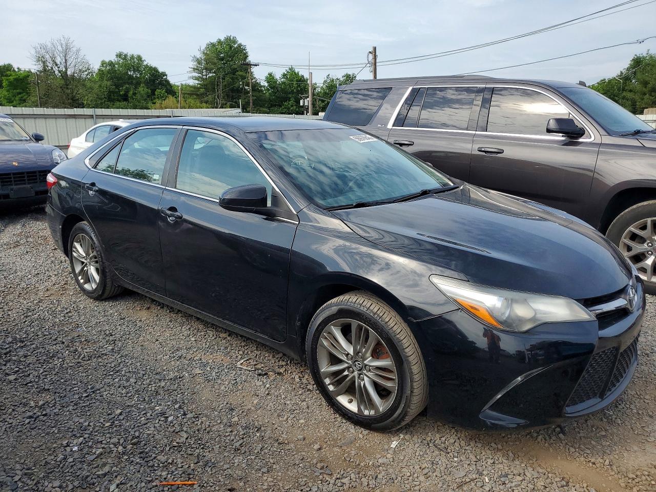 2017 Toyota Camry Se Black vin: 4T1BF1FK2HU791881
