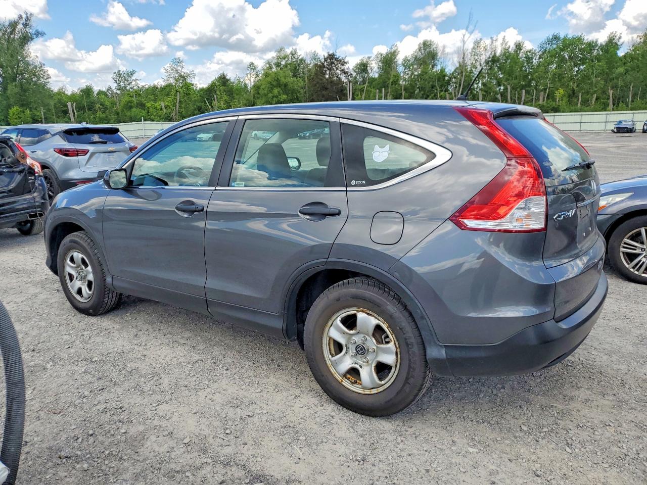 2012 Honda Cr-v Lx Gray vin: 5J6RM4H31CL031790