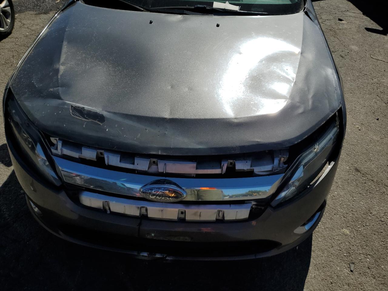 2012 Ford Fusion Sel Серый vin: 3FAHP0JG9CR398362