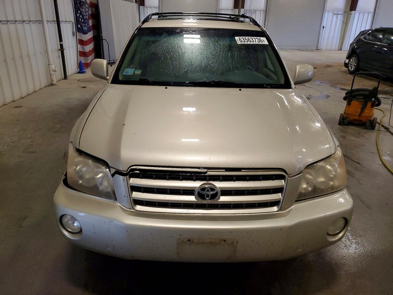 2003 Toyota Highlander Limited Beige vin: JTEHF21A730110693