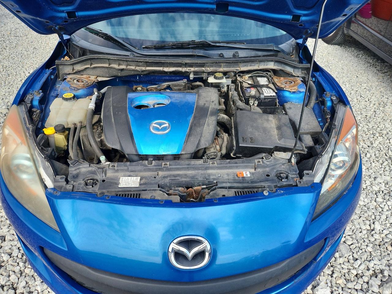 2012 Mazda 3 I Blue vin: JM1BL1L83C1661057