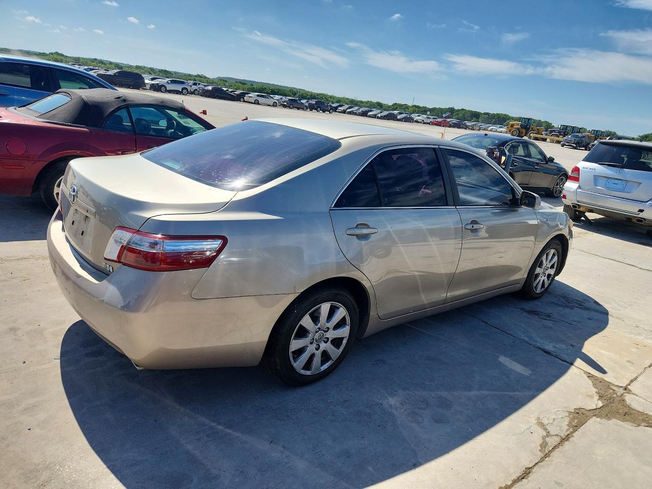 2007 Toyota Camry Hybrid Beige vin: 4T1BB46K27U001250