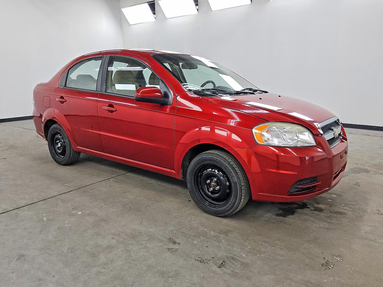 2011 Chevrolet Aveo Red vin: KL1TD5DE9BB220532