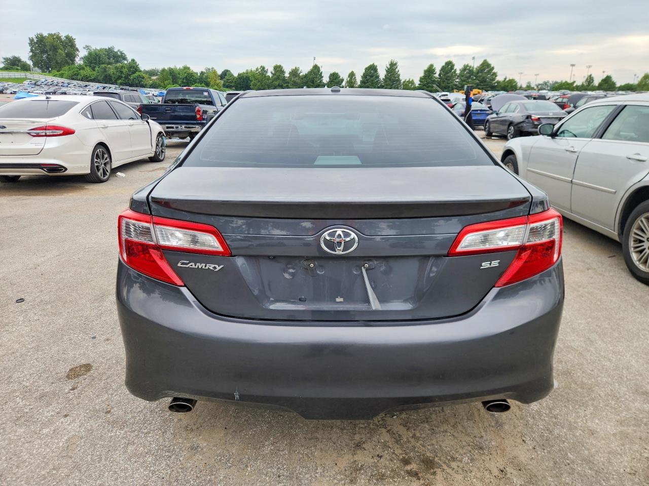 2012 Toyota Camry Se V6 Gray vin: 4T1BK1FK1CU520489