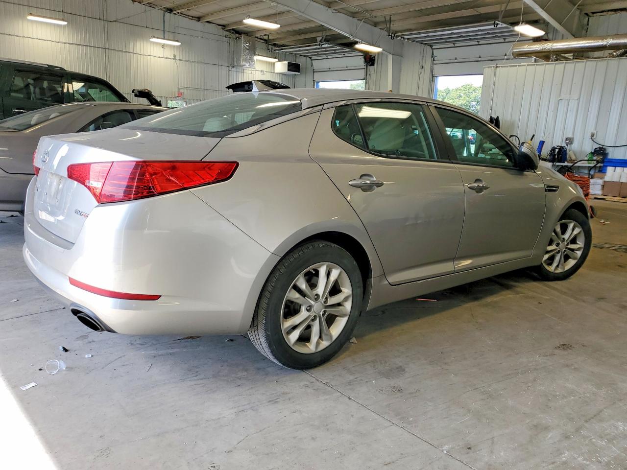 2012 Kia Optima Ex Silver vin: 5XXGN4A7XCG043430