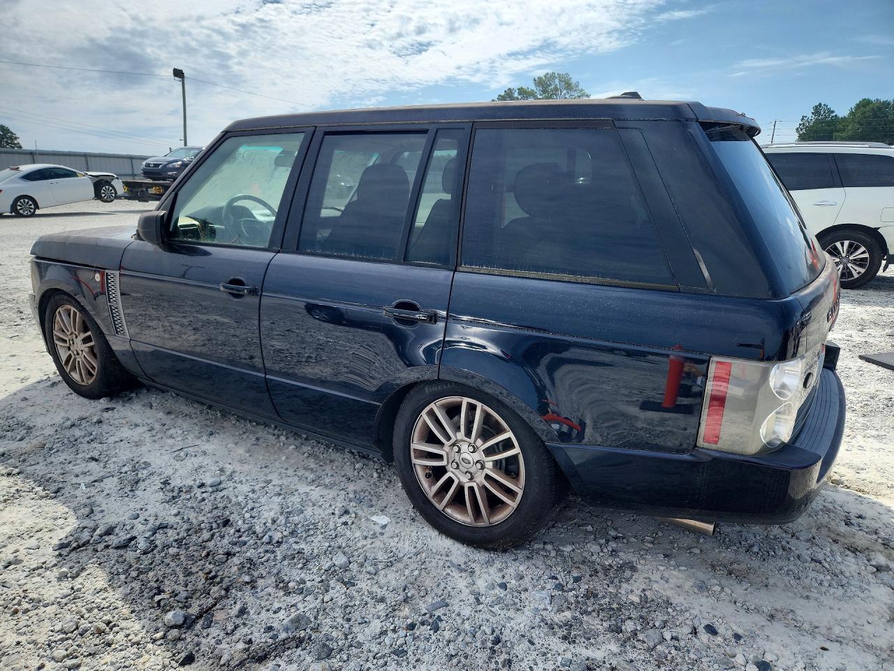2008 Land Rover Range Rover Supercharged Blue vin: SALMF13468A271597