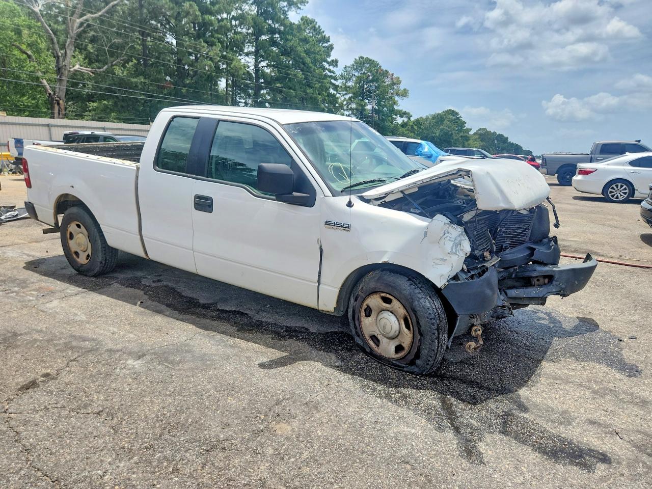 2006 Ford F150 White vin: 1FTPX12V86NB56761