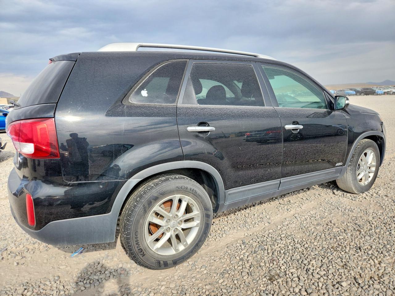 2015 Kia Sorento Lx Black vin: 5XYKTDA73FG598476