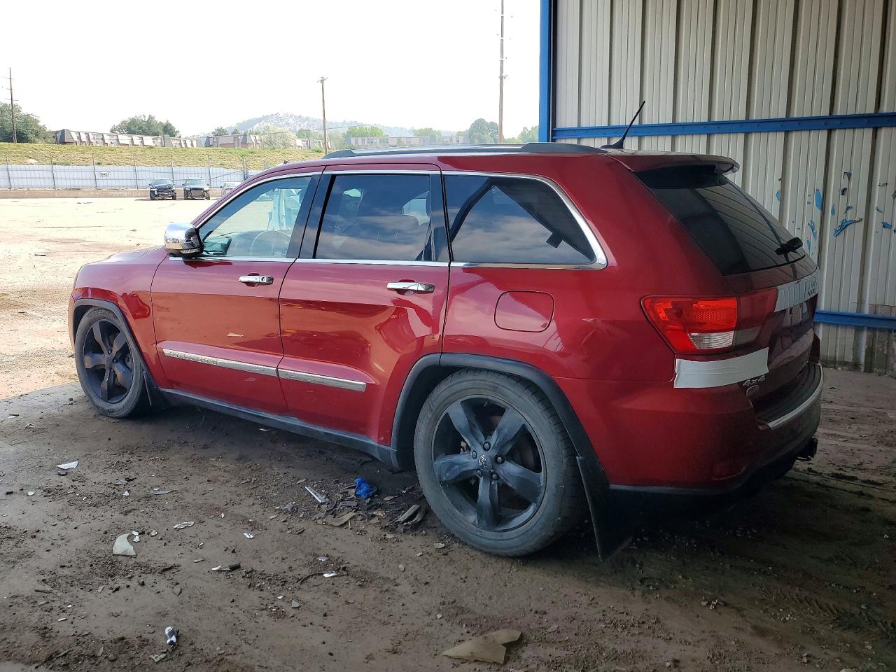 2011 Jeep Grand Cherokee Overland Red vin: 1J4RR6GTXBC596925