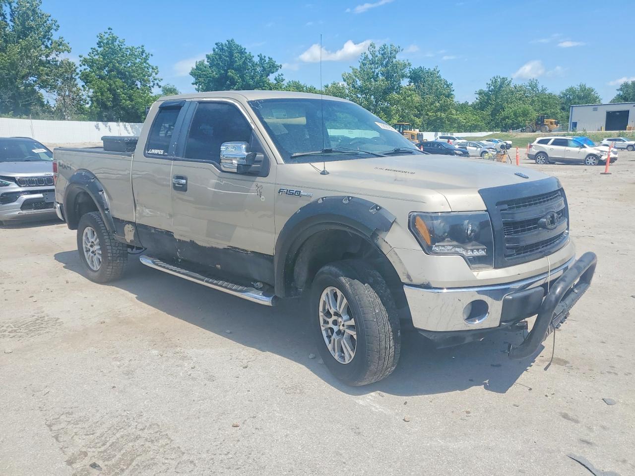 2009 Ford F150 Super Cab Beige vin: 1FTPX14V19FA98780