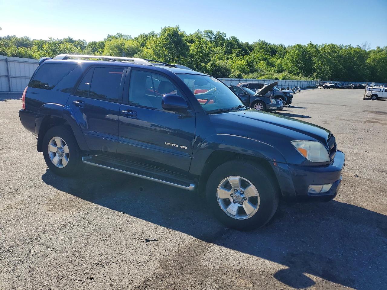 2003 Toyota 4runner Limited Blue vin: JTEBT17R638001908