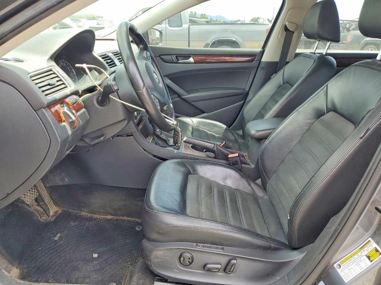 2013 Volkswagen Passat Sel Gray vin: 1VWCN7A34DC040714
