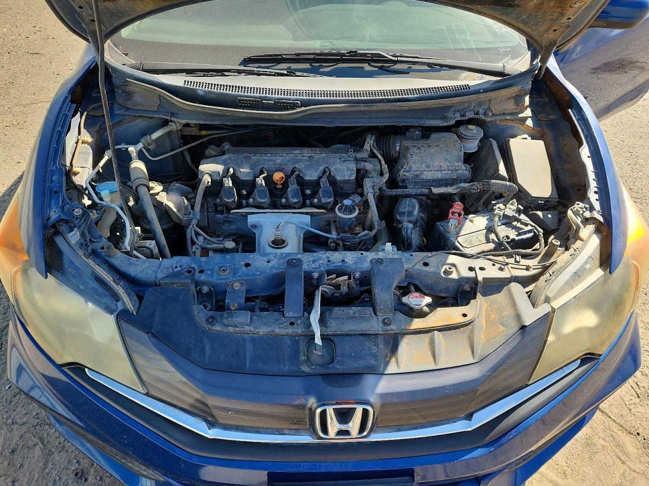 2014 Honda Civic Lx Blue vin: 2HGFG3B56EH516061