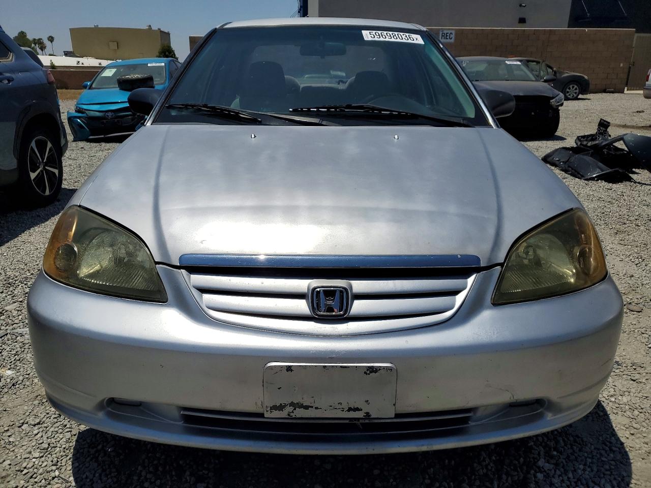 2001 Honda Civic Dx Silver vin: 2HGES16221H561944