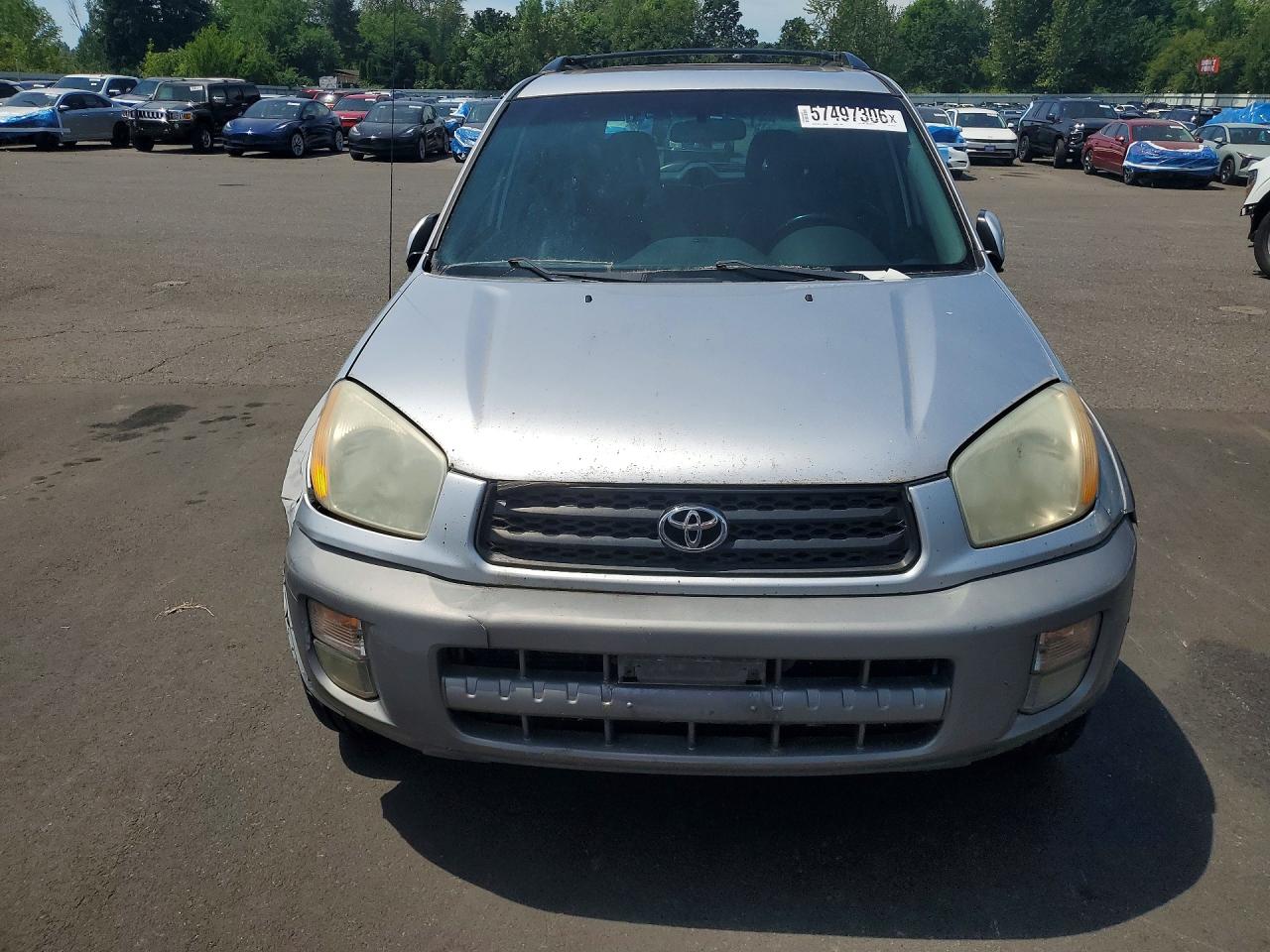 2001 Toyota Rav4 Base Gray vin: JTEHH20V510024326