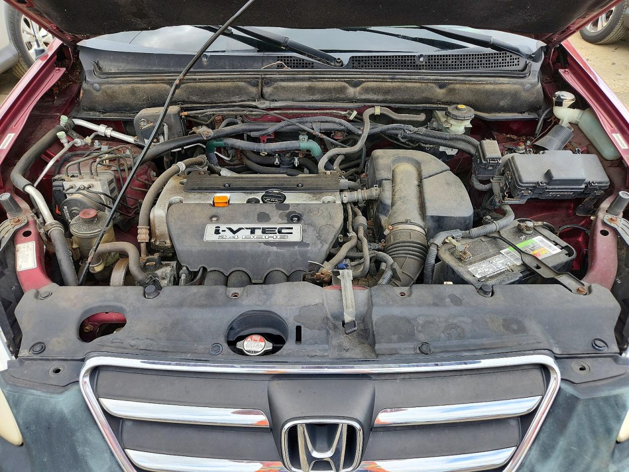 2006 Honda Cr-v Ex Burgundy vin: JHLRD78846C024455