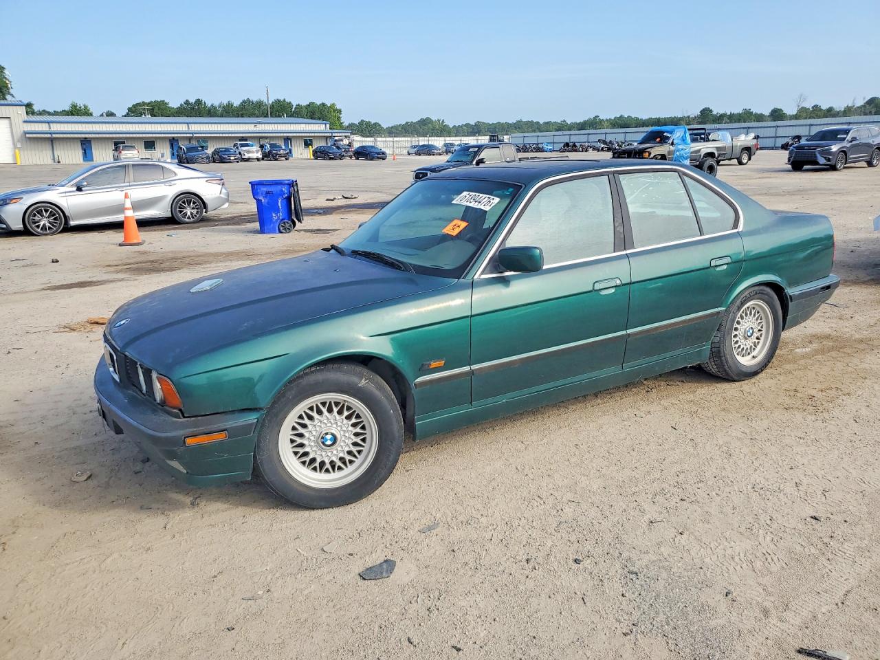 1995 Bmw 530 I Automatic Green vin: WBAHE2327SGE93490