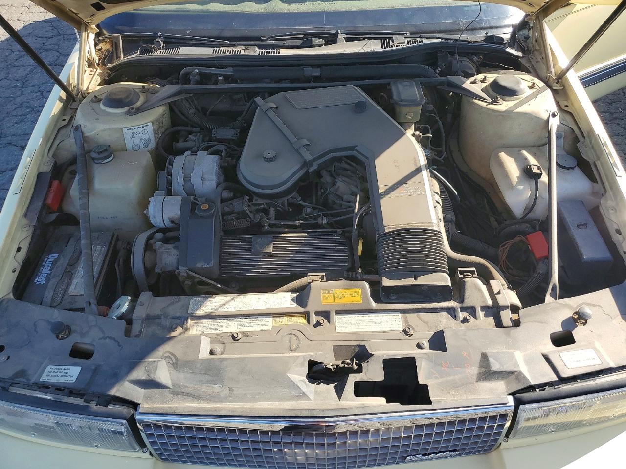 1986 Cadillac Eldorado Yellow vin: 1G6EL5785GU617745