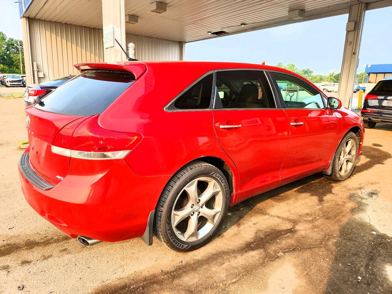 2009 Toyota Venza Awd V6 Red vin: 4T3BK11A19U007094