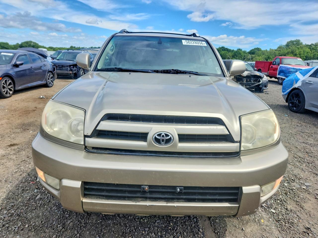 2005 Toyota 4runner Limited Beige vin: JTEBU17R658030003
