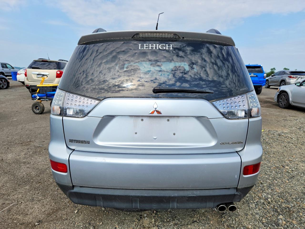 2007 Mitsubishi Outlander Ls Silver vin: JA4MT31X67U011541