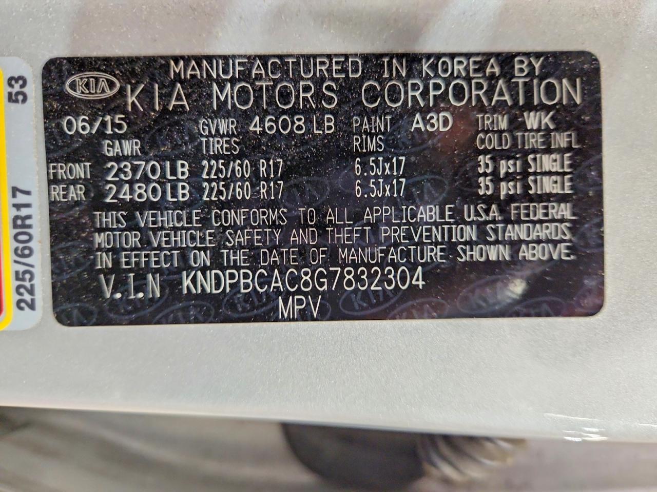 2016 Kia Sportage Lx Silver vin: KNDPBCAC8G7832304