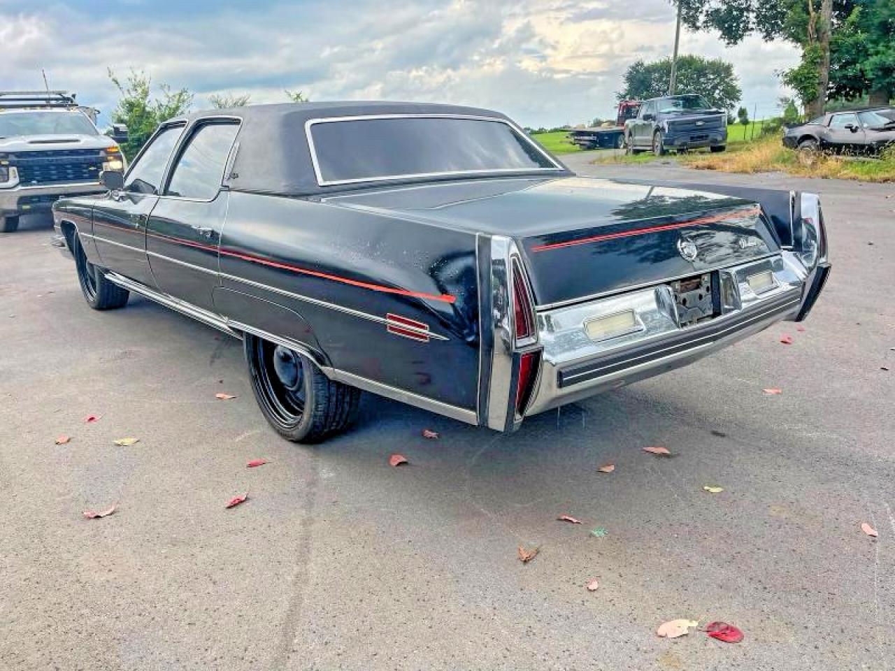 1972 Cadillac El Dorado Black vin: 6B69R30128600