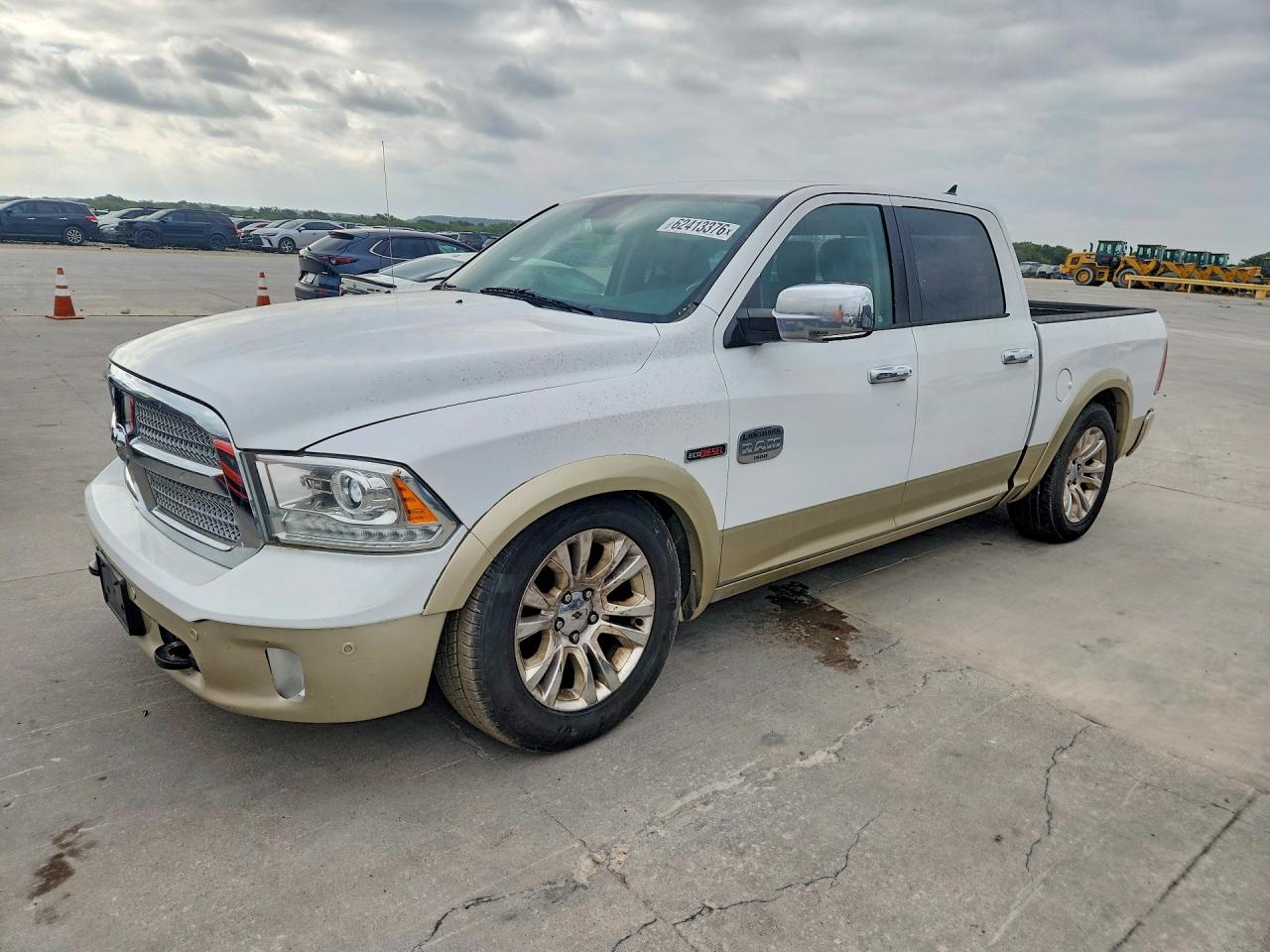 2015 Ram 1500 Longhorn White vin: 1C6RR7PM1FS534563